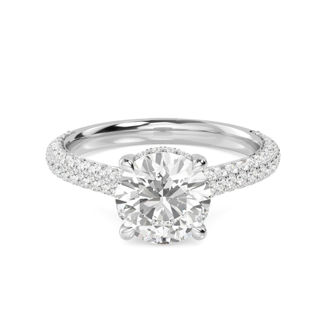 18K White Gold